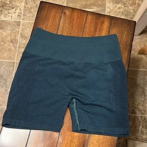 Alphalete amplify shorts. Size medium color teal